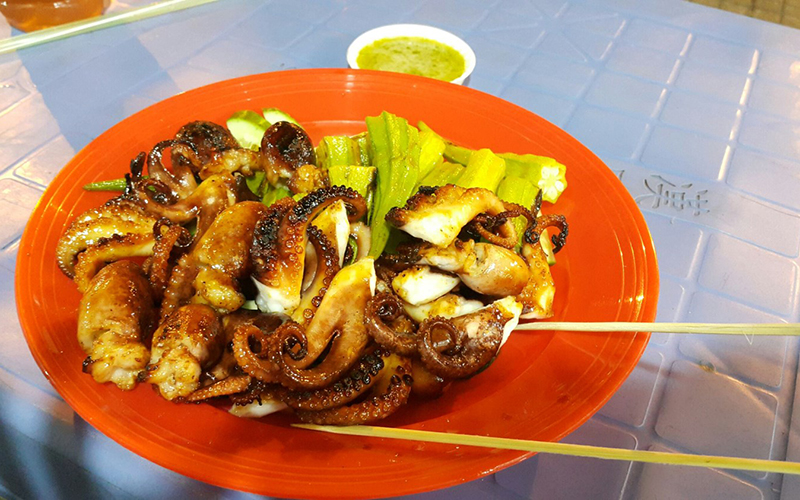 Bạch Tuộc Nướng Kiên Giang - Hòa Bình