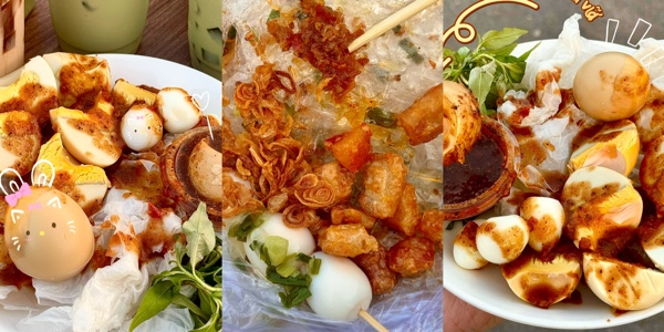Bánh Tráng Chấm Trứng Gà Vữa - Bánh Tráng Lụi Nhà Quí
