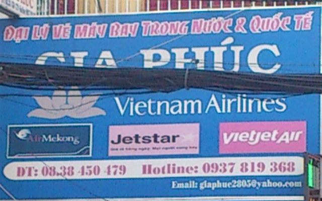 Đại Lý Vé Máy Bay Gia Phúc