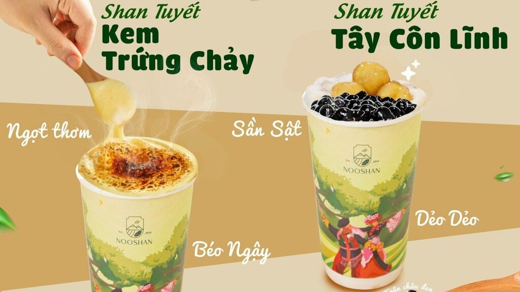 NooShan - Trà Sữa Shan Tuyết Pha Máy - 114 Hồ Tùng Mậu