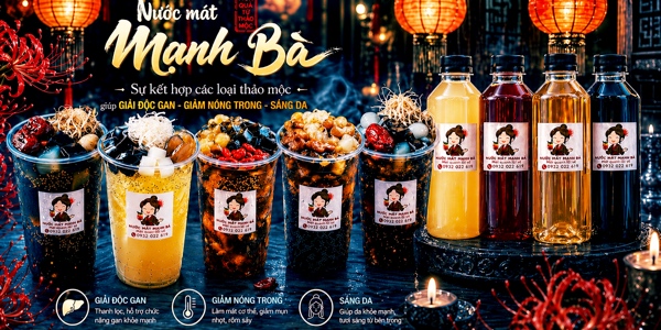 Nước Mát Mạnh Bà - Sâm Thảo Mộc Tự Nhiên Giải Nhiệt - Quận 6