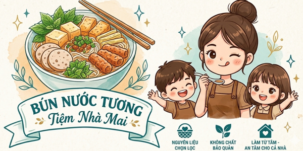 Tiệm Nhà Mai - Bún Nước Tương, Gỏi Cuốn & Phê Phin - Đường 15