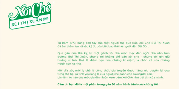 Xôi Chè Bùi Thị Xuân - Bùi Thị Xuân