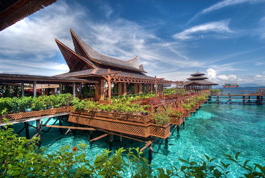 Bốn khu nghỉ dưỡng Malaysia giống như ở Maldives , bon khu nghi duong malaysia giong nhu o maldives